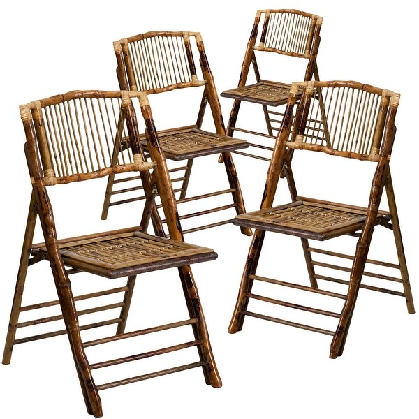bamboo folding chairs
