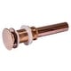 preview thumbnail 8 of 9, Rectangular Stainless Steel Sink with Rim in Rose Gold with Drain