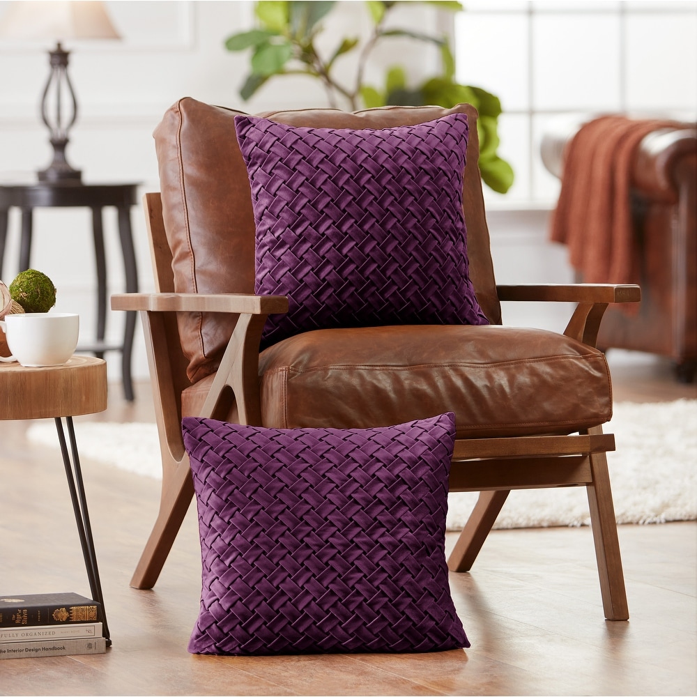 Purple velvet throw pillows new arrivals