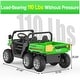 preview thumbnail 8 of 8, Lorise 24V Kids Ride on Cars with 2 Seats Battery Powered Electric Tractor - 27.16"W x 57.48"L x 25.59"H