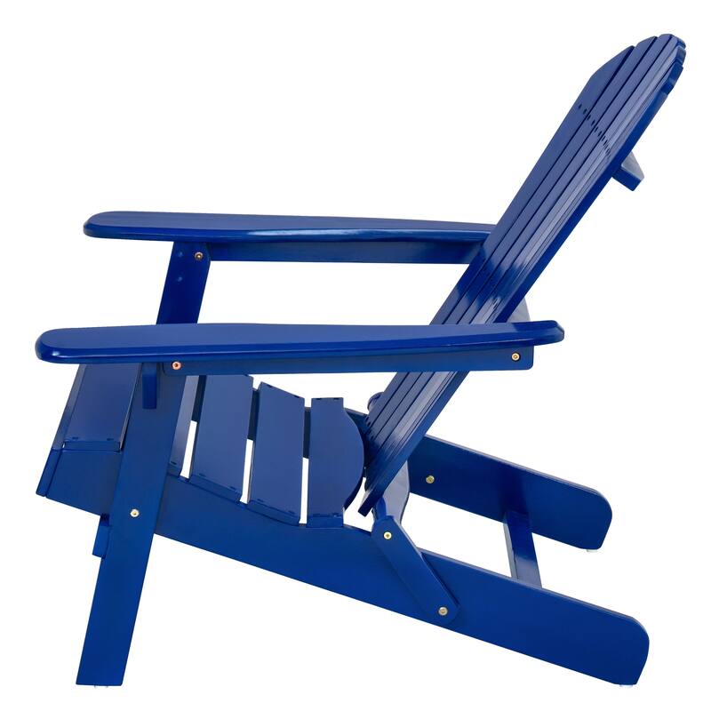 Rustic Acacia Wood Foldable Adirondack Chairs