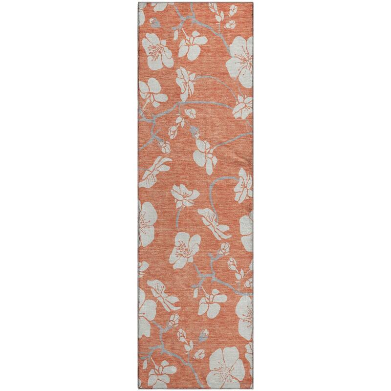 Premium Washable Super Soft Modern Floral Mayfield Rug