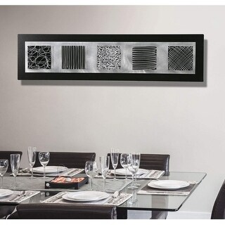 Shop Statements2000 3d Metal Wall Art Modern Abstract Black Silver