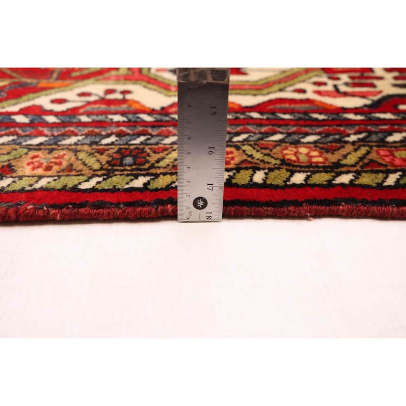 ECARPETGALLERY Hand-knotted Anatolian Vintage Red Wool Rug - 3'11 x 5'9