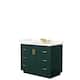 Option Green, Gold Trim, Giotto Quartz Top
