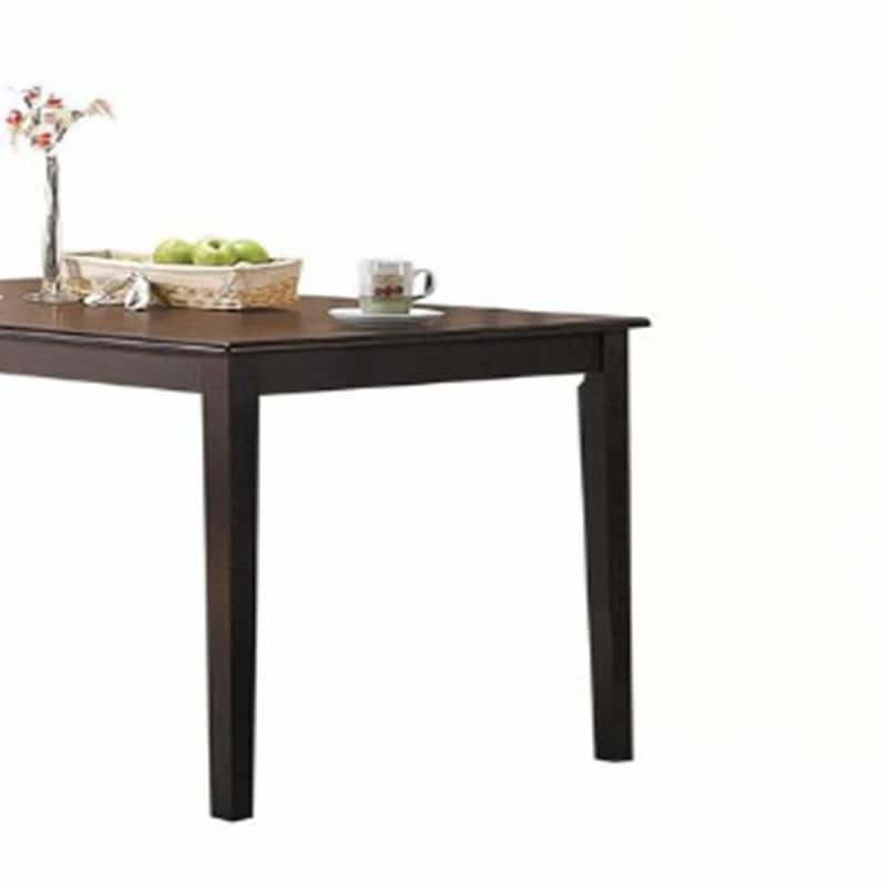 Espresso Finish Dining Table