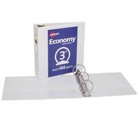 shop basic d ring vinyl view binder 3 capacity free shipping on