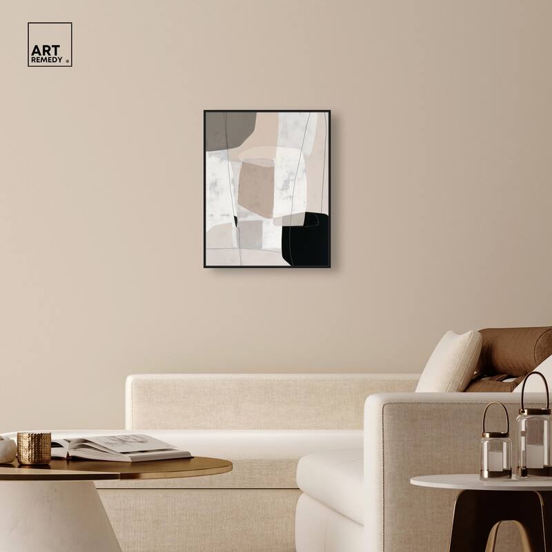 Neutral Forms I Canvas by Art Remedy