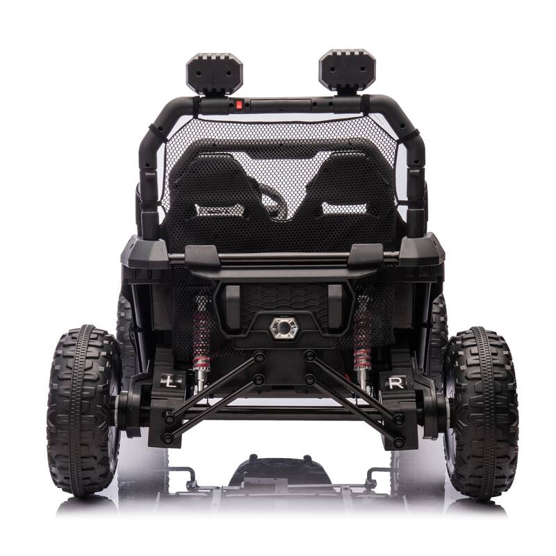 24V Ride On UTV for Kids with Parental Remote, Bluetooth, and LED Lights, 4-Wheel Suspension