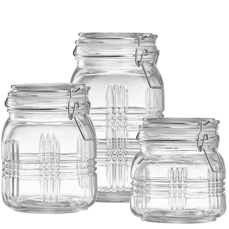 Style Setter Portland Square Canister Set of 3