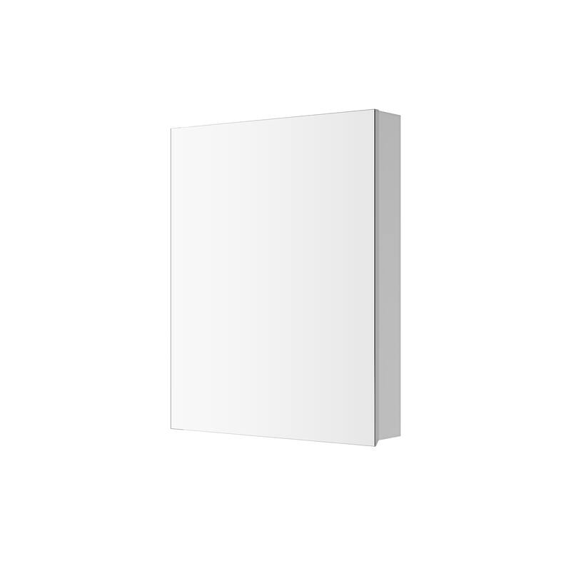 Bathroom Mirror Medicine Cabinet,Wall Mounted Recessed or Surface,Bathroom Mirror with Storage,Right opening door