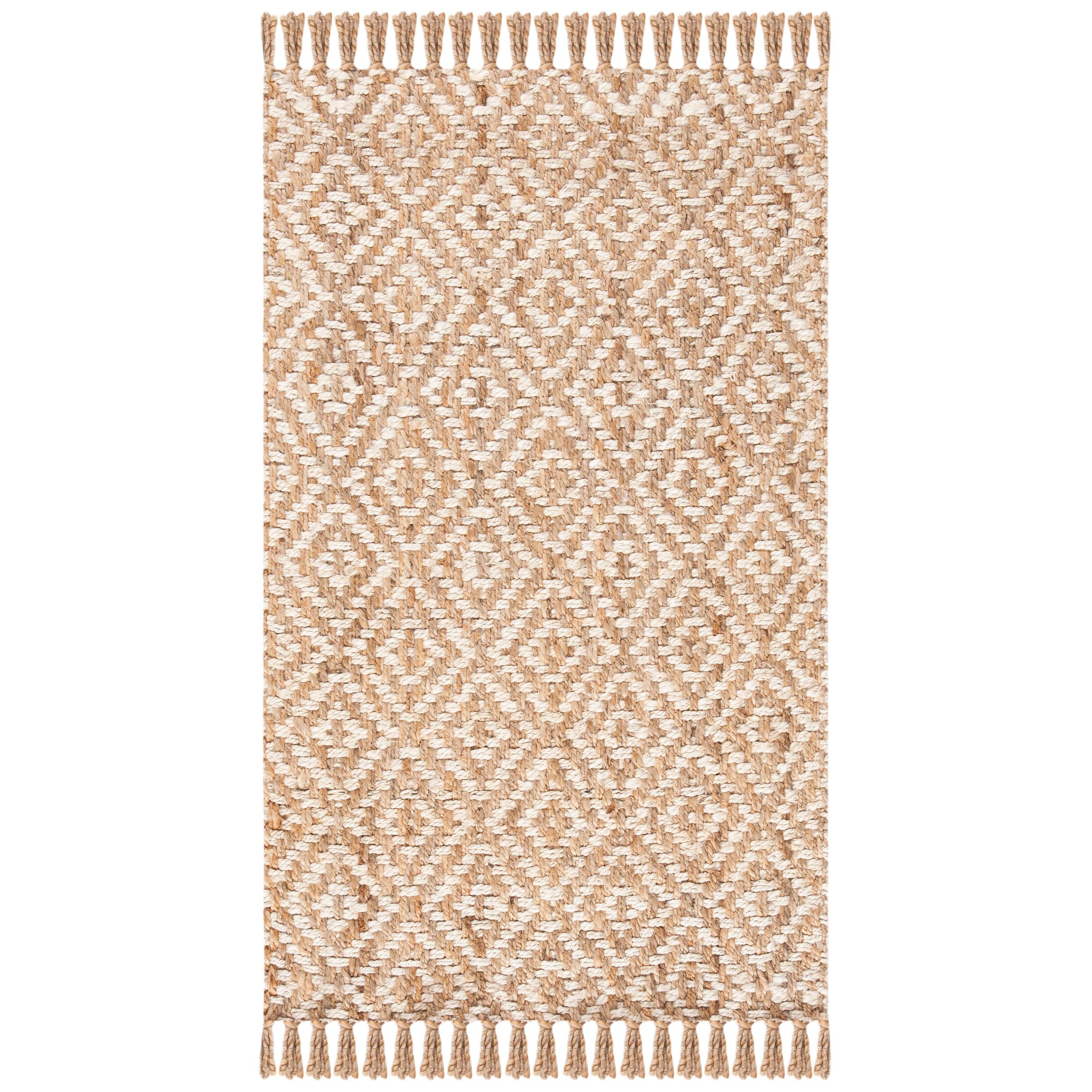SAFAVIEH Handmade Natural Fiber Souad Jute Rug with Fringe On Sale