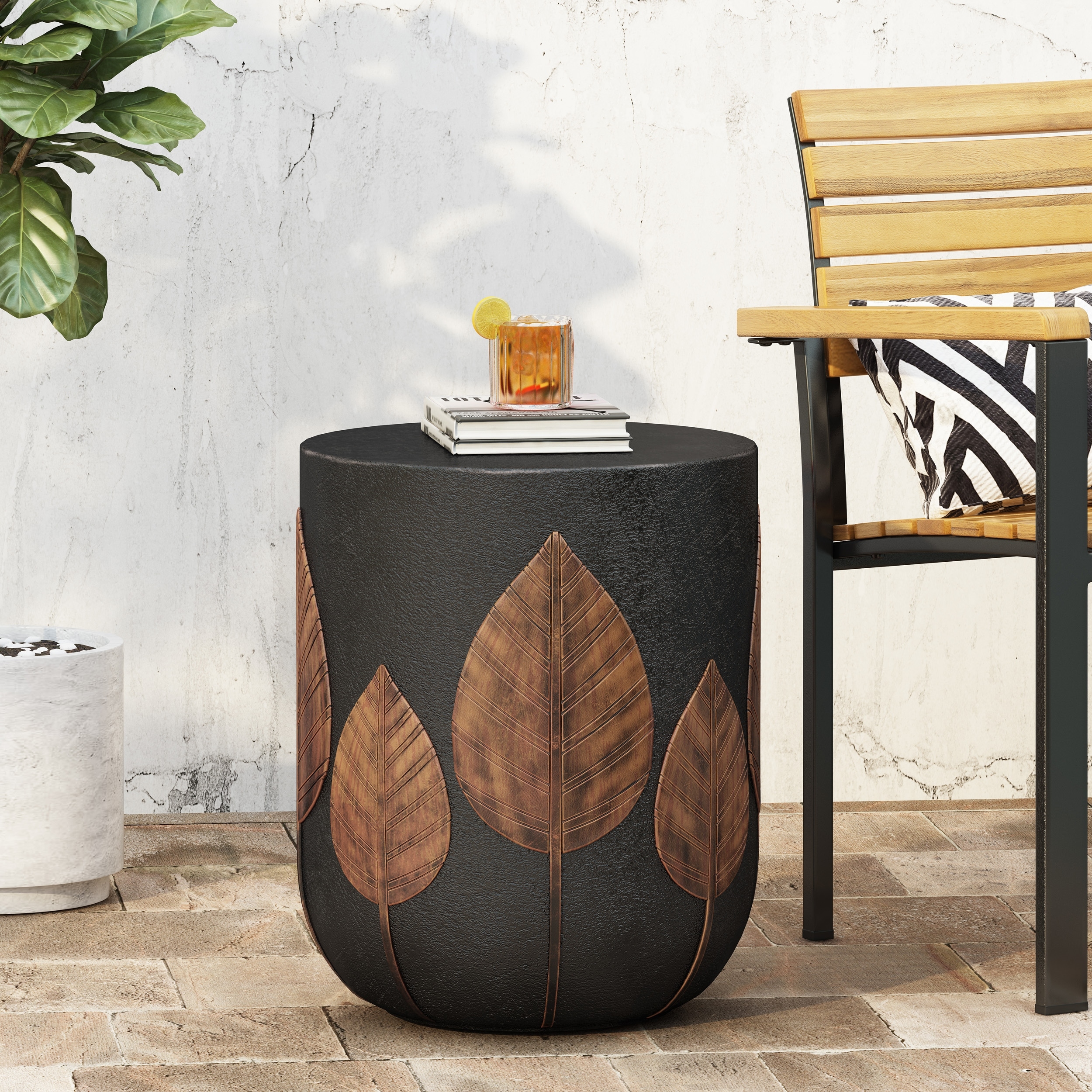 Christopher knight concrete on sale table