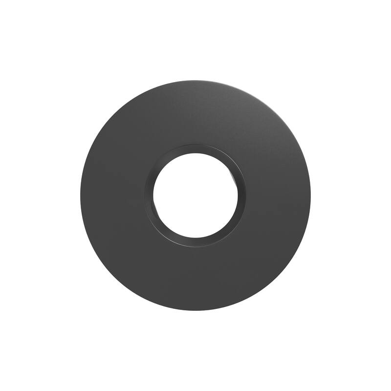 Overflow Sink Cover In Matte Black - 15.74" x 7.87" 7.08" - 15.74" x 7.87" 7.08" - Black