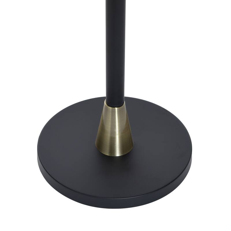 StyleCraft Mercer Floor Lamp - Pesch Gold & Black