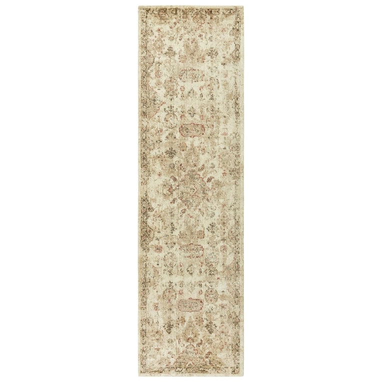 Alora Decor Euphoria Medallion Wool Rug - 2'6" x 10' Runner