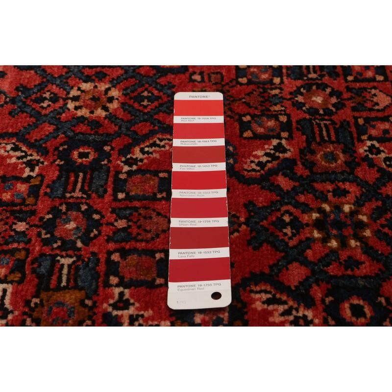 ECARPETGALLERY Hand-knotted Andelz Red Wool Rug - 3'0 x 12'10