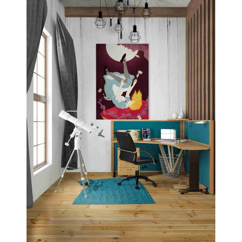 Epic Graffiti 'Alice in Wonderland' by Sai Tamiya, Canvas Wall Art