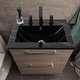 preview thumbnail 60 of 120, JONATHAN Y Aubert 3-Hole Rectangular Ceramic Single Sink Basin Vanity Top