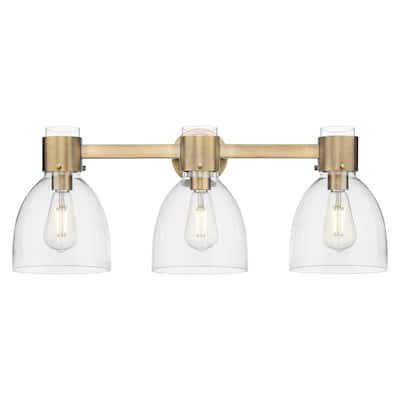 Innovations Lighting Downtown Urban - Lawton Bell - 3 Light 24" Wall-Mounted Bath Vanity Light
