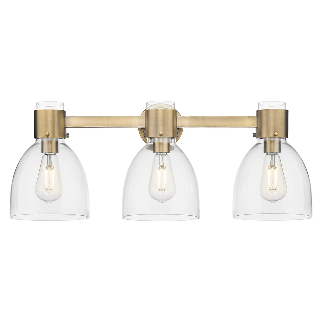 Innovations Lighting Downtown Urban - Lawton Bell - 3 Light 24" Wall-Mounted Bath Vanity Light