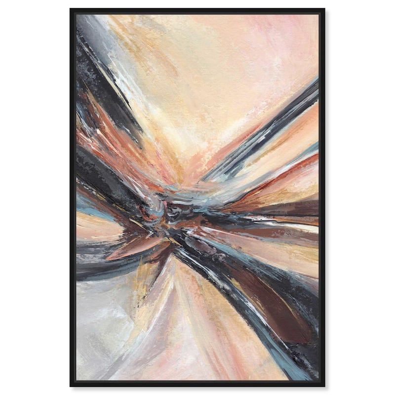 Desert Roads Canvas by Art Remedy - 20" x 30" - Black