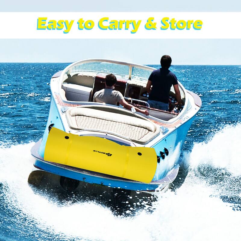 3 Layer Floating Water Pad Foam Mat Water Recreation Relaxing 18' x