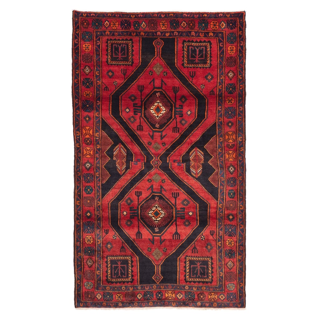 ECARPETGALLERY Hand-knotted Konya Anatolian Red Wool Rug - 4'6 x 7'9