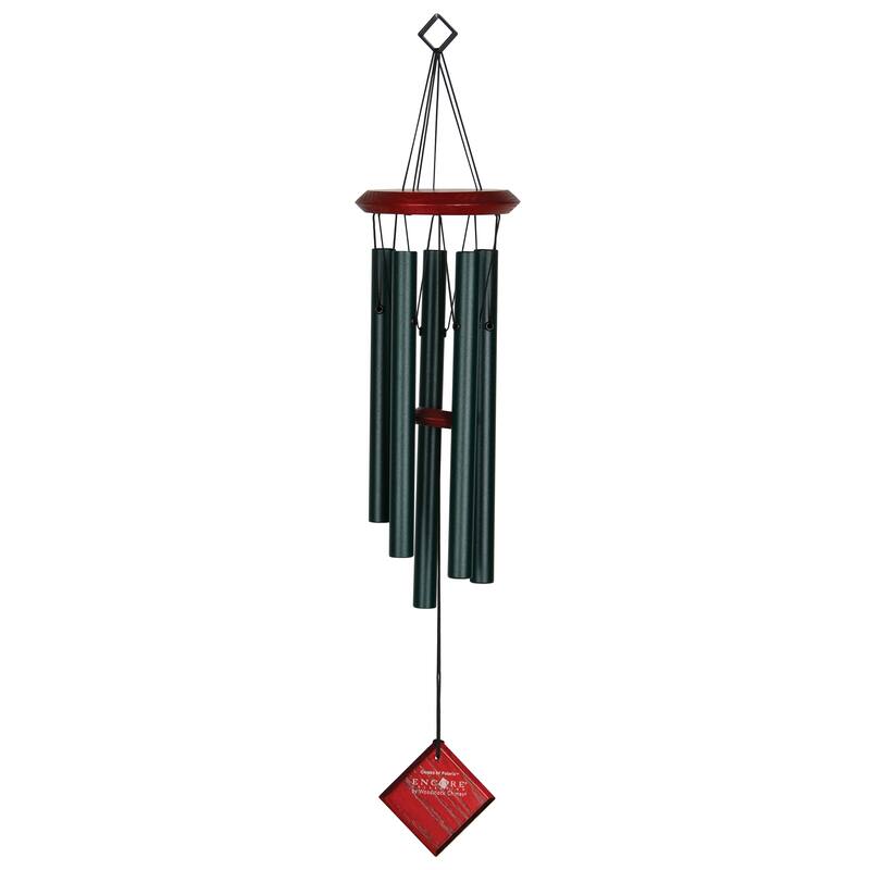 22 in. Woodstock Chimes of Polaris Wind Chime - Evergreen