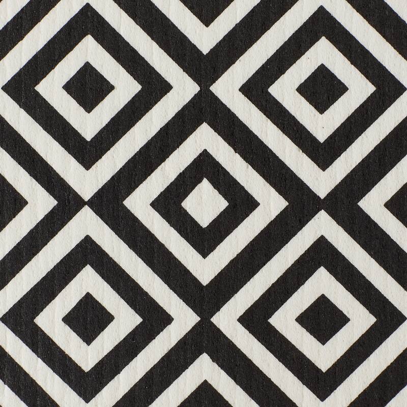 DII Black & White Swedish Dishcloth, 3 Piece