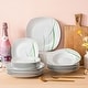 preview thumbnail 20 of 24, VEWEET Aviva Porcelain Dinnerware Set (Service for 6)