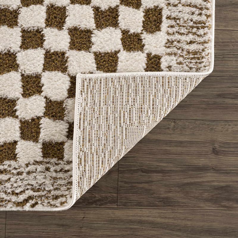 Hauteloom Leryn Hallway, Kitchen Runner Rug - High Pile - Off White - 2'8" x 7'3"