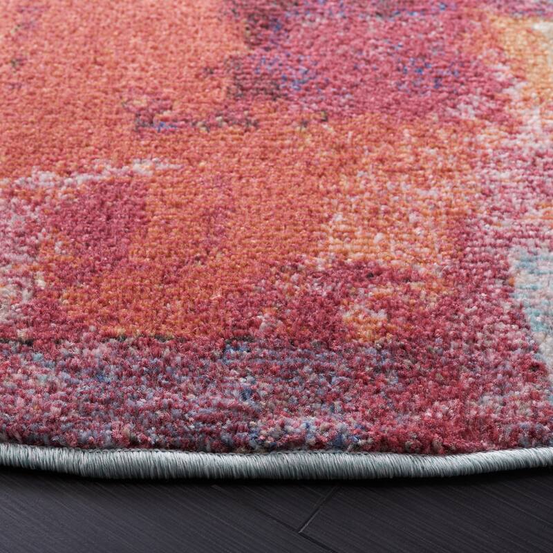 SAFAVIEH Phoenix Verda Modern Abstract Rug