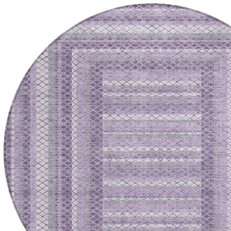 HomeRoots Geometric Transitional Rectangle Outdoor Rug