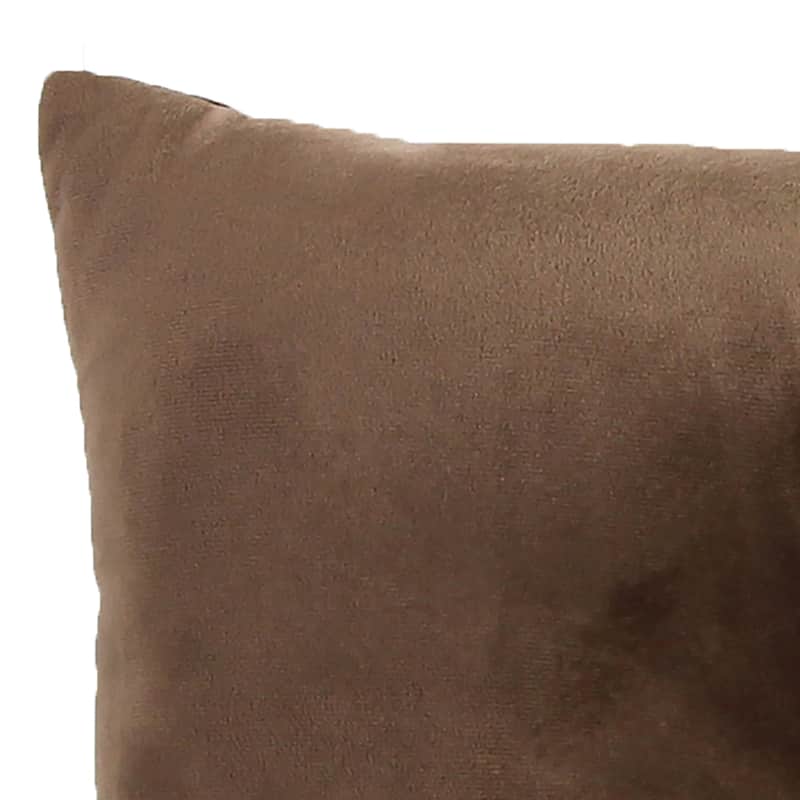 18" x 18" Solid Tufted Indoor Throw Pillow with Fabric Button
