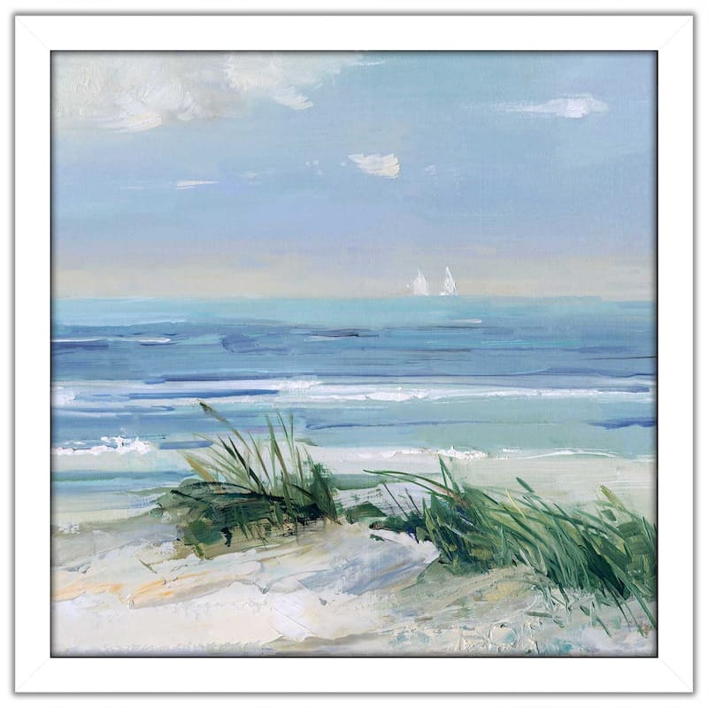 "Coastal Breezes (Square)" by Sally Swatland Print on Acrylic