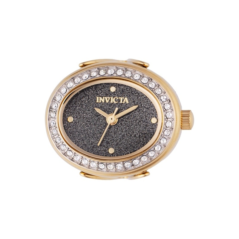 Invicta Women's 49601 Mini Quartz 2 Hand Black Dial Watch