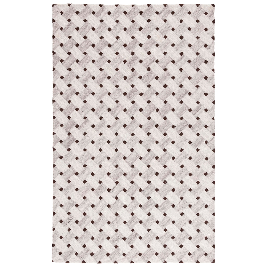 SAFAVIEH Handmade Genre Sakura Mid-Century Modern Wool Rug