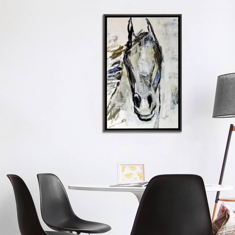 iCanvas "Picasso's Horse I" by Julian Spencer Framed