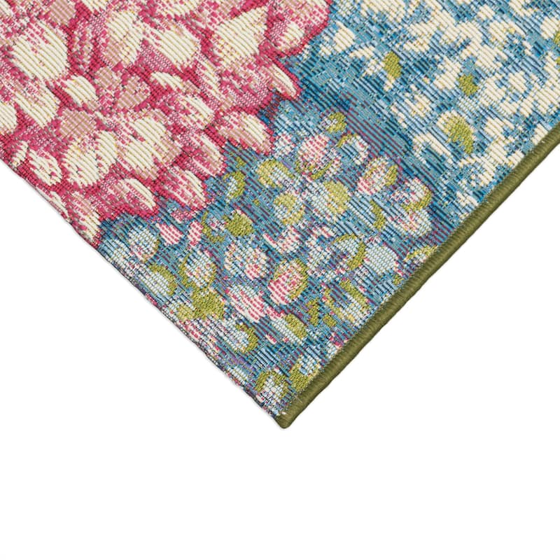 Liora Manne Esencia Hydrangeas Indoor/Outdoor Mat