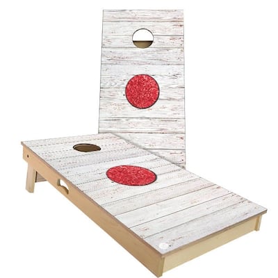Japan Flag Outdoor Cornhole Board Set