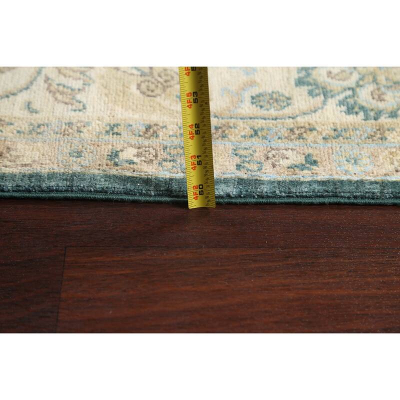 Vegetable Dye Traditional Floral Ziegler Wool Area Rug Hand-knotted - 6'7" x 9'0"