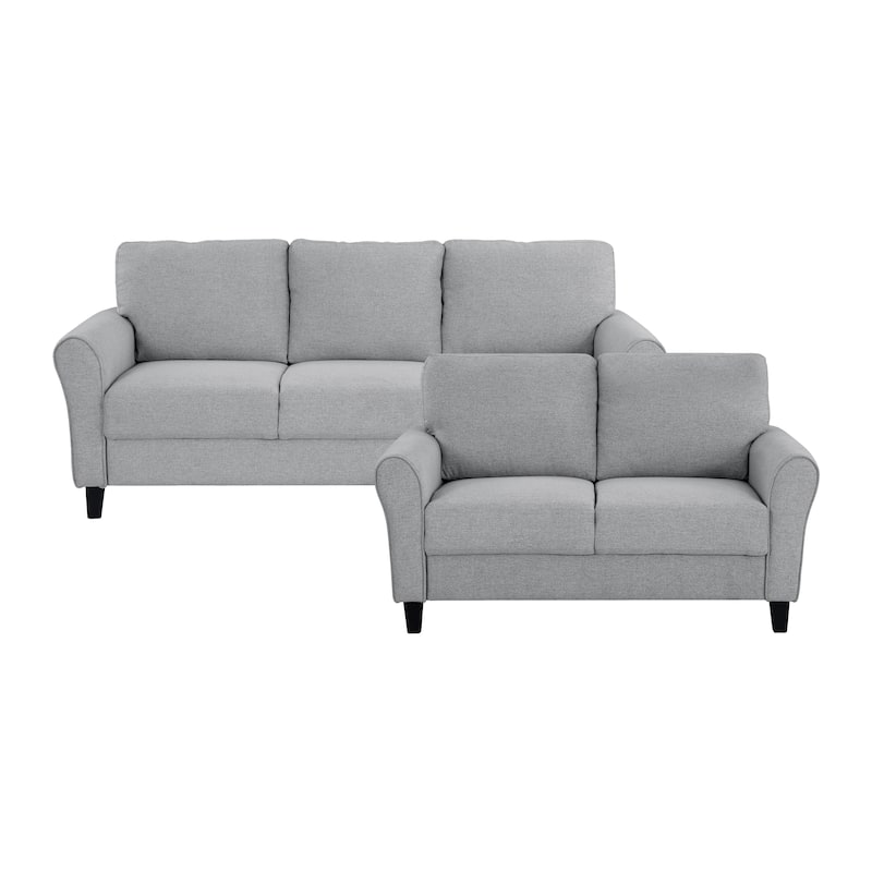 Diboll 2-Piece Living Room Set - Dark Grey