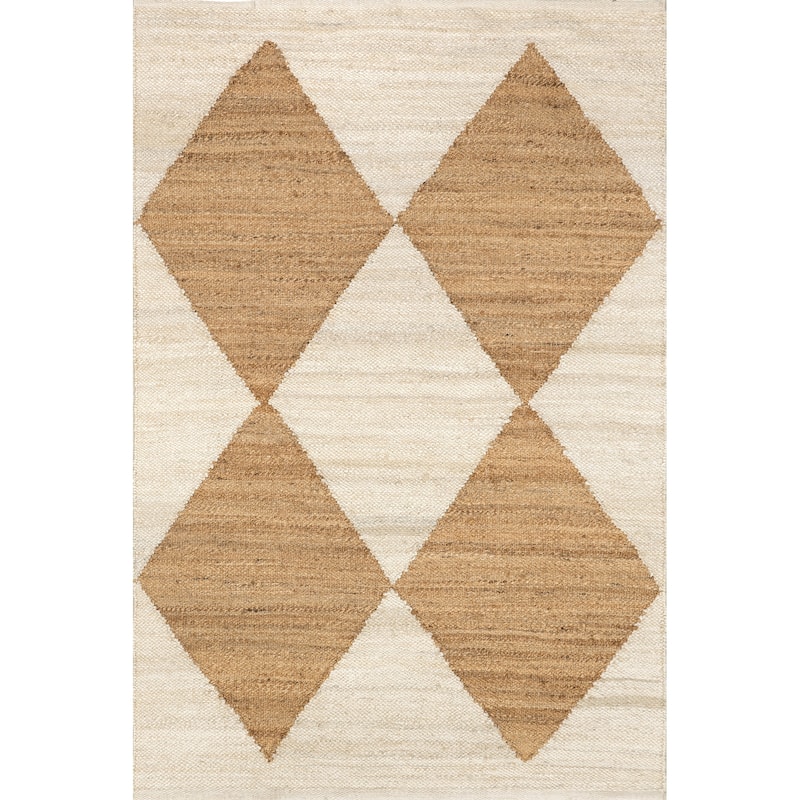 Nuloom Pandora Diamond Jute Area Rug