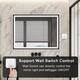 Wall Mounted Back Light Bathroom Framed LED Mirror Anti- Fog With Dimmable Light Touch Sensor And Memory Function