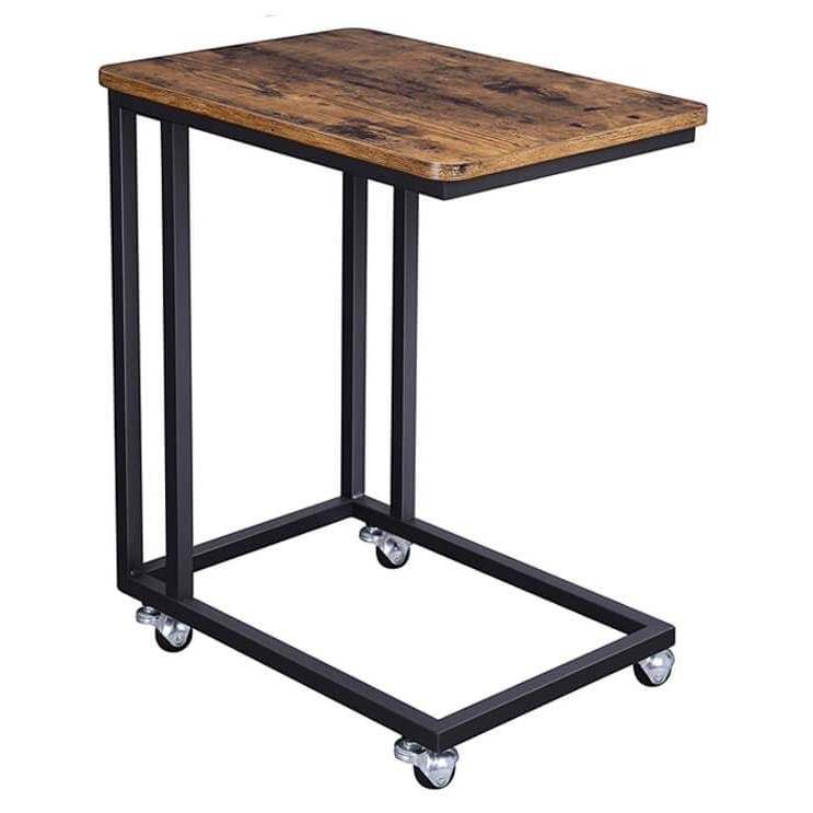 Featured image of post Industrial Side Table With Wheels : Industrial side board has a attractive look and perform heavy duty corner to corner to your place due to its wheels.