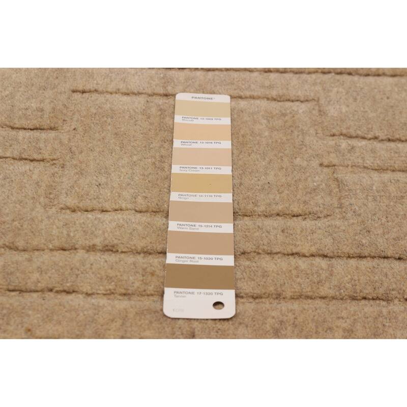 Kashkuli Gabbeh Tan Rug 6'8" x 9'9" - 6'8 x 9'9