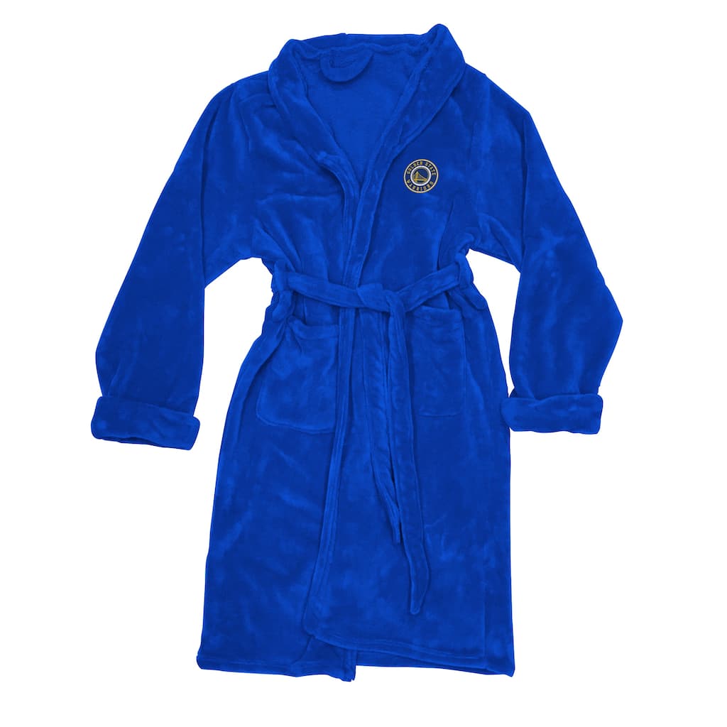 NBA Officially Golden State Warriors Men's Silk Touch Bathrobe