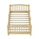 preview thumbnail 54 of 74, Montessori Solid Pine Floor Bed with Full-Length Safety Fence & Slatted Base by Harper&Bright Designs