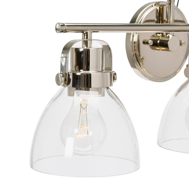 Robert Stevenson Lighting Avalon - Metal and Glass Vanity Light